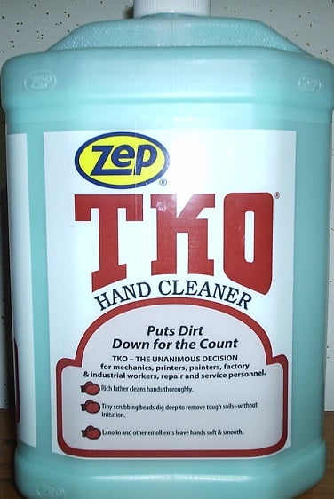 ZEP TKO Hand Cleaner, Zep Cleaner, Zep Lubricant